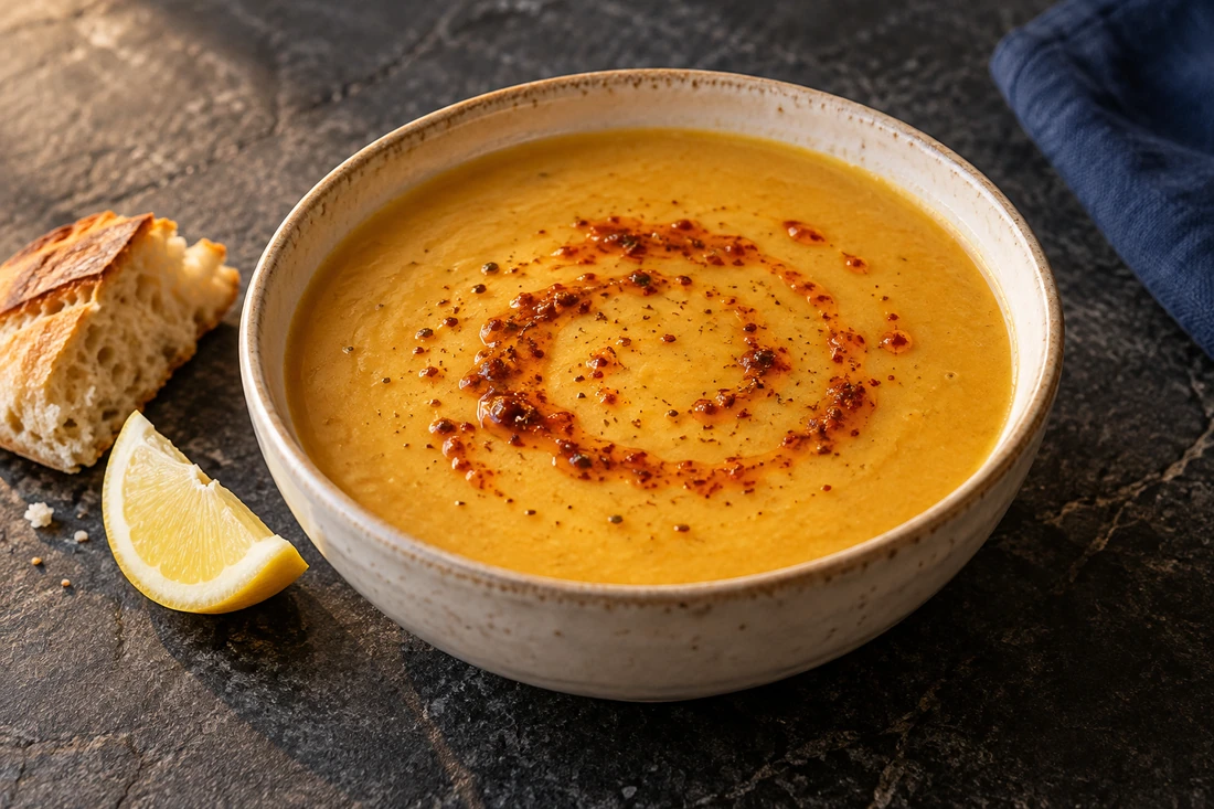 Mercimek Çorbası sunum görseli