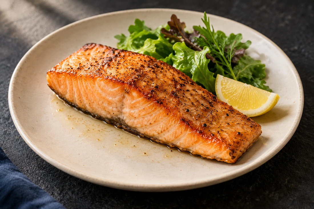 Norveç Somon sunum görseli